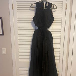 Aje cutout wedding guest dress